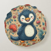 可愛ユニークい ラウンドクッション (裏面)