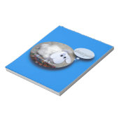 可愛ユーモアのあるい羊の年中国の星占いメモ帳 ノートパッド (回転)