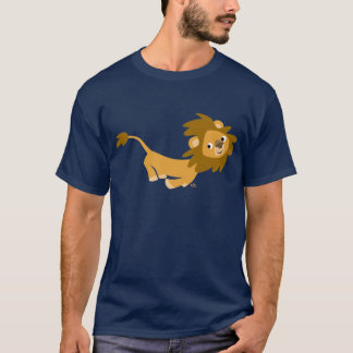 可愛ランニングいライオン Tシャツ