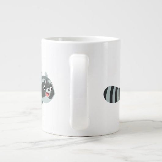 可愛ランニングい ジャンボコーヒーマグカップ (裏面)