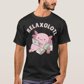 可愛リラックスいアクソロテルプおもしろいン Tシャツ