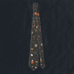 可愛不気味いお洒落ハロウィン模様の背景 ネクタイ<br><div class="desc">ハロウィンが近い！この可愛い不気味がお洒落ハロウィンのパタ飾ーンはハローウィンパーティ。このパターンは、装飾用クッション、電話ケース、毛布などでも利用可能！</div>