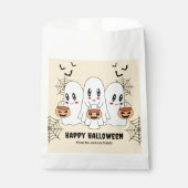 可愛不気味いかわいい漫画幽霊ハローウィンパーティ フェイバーバッグ (正面)