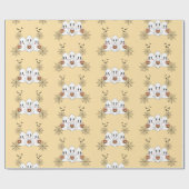 可愛不気味いかわいい漫画幽霊ハローウィンパーティ ラッピングペーパー (フラット)