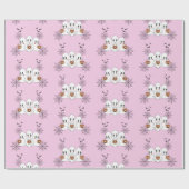 可愛不気味いかわいい漫画幽霊ハローウィンパーティ ラッピングペーパー (フラット)