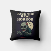 可愛不気味いゾンビハロウィーン枕 – おもしろい&クリープ クッション (正面)