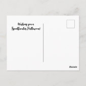 可愛不気味いハッピーハローウィン ポストカード (裏面)