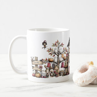 可愛不気味いハロウィンマグ、かわいい幽霊&カボチャ コーヒーマグカップ