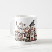 可愛不気味いハロウィンマグ、かわいい幽霊&カボチャ コーヒーマグカップ (正面左)