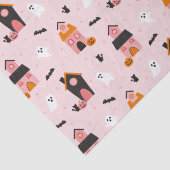 可愛不気味いハロウィン幽霊のよく出るハウスパターン 薄葉紙 (詳細)