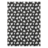 可愛不気味いハロウィン幽霊曇り星空 テーブルクロス (正面)