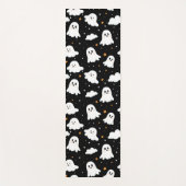 可愛不気味いハロウィン幽霊曇り星空 ヨガマット (正面)