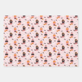 可愛不気味いハロウィン柄 ラッピングペーパーシート (正面)