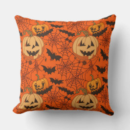可愛不気味いハロウィーンシームレスパターン クッション