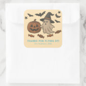 可愛不気味いハロウィーンステッカー – Boos、こうもり&キャンディ スクエアシール (バッグ)