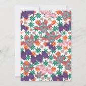 可愛不気味いハロウィーン印刷可能パーティの招待状 招待状 (裏面)