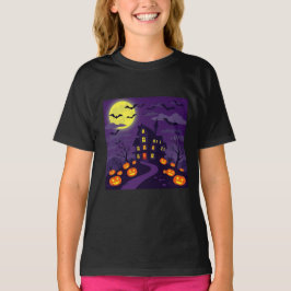 可愛不気味いハロウィーン女子Tシャツ Tシャツ