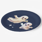 可愛不気味いハロウィーン誕生日 ペーパープレート (アングル)