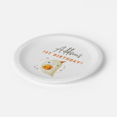 可愛不気味いハロウィーン1回目の誕生日パーティー ペーパープレート (アングル)