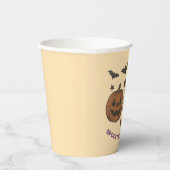 可愛不気味いハロウィーン – トリックまたはトリートパーティードリンク 紙コップ (右)