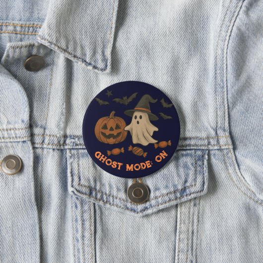 可愛不気味いハロウィーン – 幽霊、こうもり、キャンディ 缶バッジ (インサイチュ)