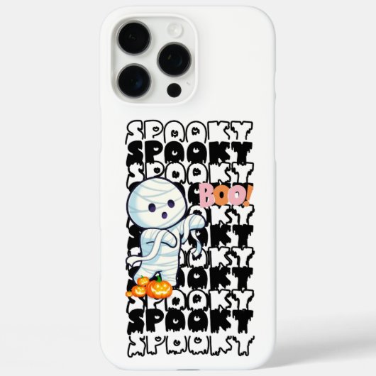 可愛不気味いママiPhoneケース – Halloween Boo Case-Mate iPhoneケース (裏面)