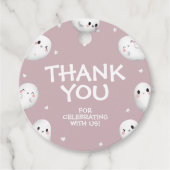 可愛不気味いワンハロウィンガール1歳の誕生日 フェイバータグ (正面)