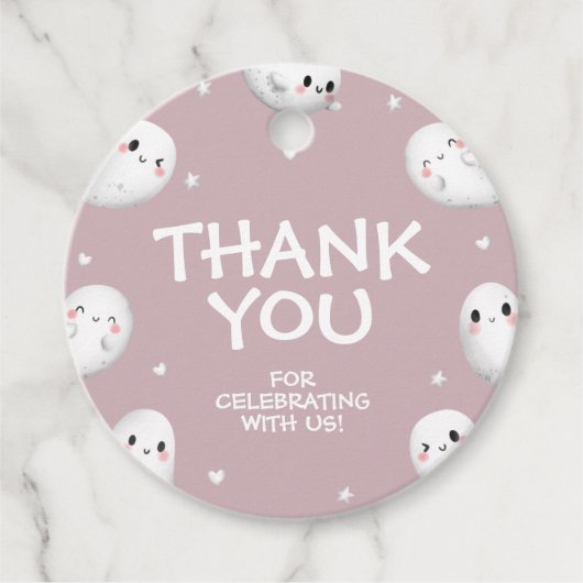 可愛不気味いワンハロウィンガール1歳の誕生日 フェイバータグ (正面)