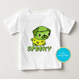 可愛不気味い子犬ハロウィーンTシャツ トドラーTシャツ