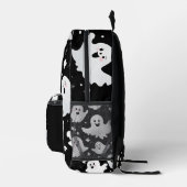 可愛不気味い幽霊:ハロウィンよくはしゃぐパターン プリントバックパック (右)
