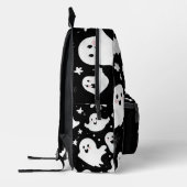 可愛不気味い幽霊:ハロウィンよくはしゃぐパターン プリントバックパック (左)