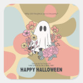 可愛不気味い幽霊:最後にジョーク! スクエアシール (正面)