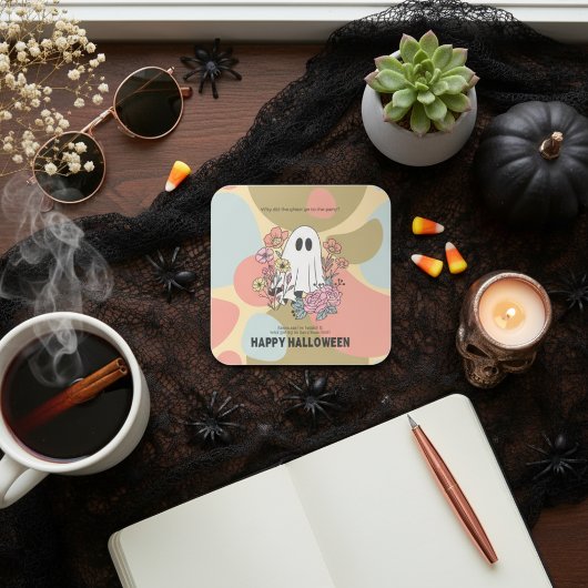 可愛不気味い幽霊:最後にジョーク! スクエアシール