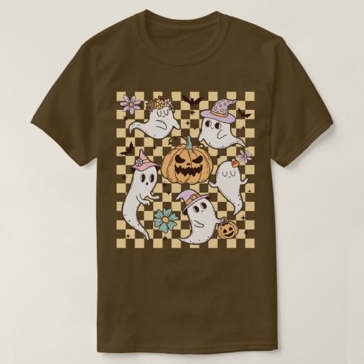 可愛不気味い幽霊 Tシャツ (デザイン正面)