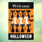 可愛不気味い猫がハロウィンを迎える ウィンドウサイン (シート3)