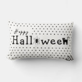 可愛不気味い白黒ハロウィーン ランバークッション (正面)