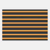 可愛不気味い魔女がオレンジと黒ハロウィーンを焼いた ラッピングペーパーシート (正面2)