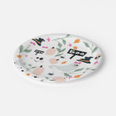 可愛不気味い | ハローウィンパーティ幽霊 ペーパープレート (アングル)