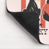 可愛不気味い – 黒猫とカボチャ マウスパッド (コーナー)