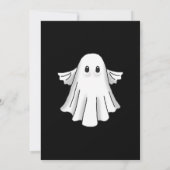 可愛不気味くて甘いハロウィーン 招待状 (裏面)