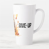 可愛与えいベンガル猫と秋で決して一緒に カフェラテマグ (右)