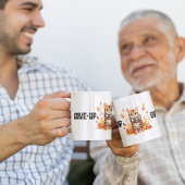 可愛与えいベンガル猫と秋で決して一緒に コーヒーマグカップ