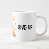 可愛与えいベンガル猫と秋で決して一緒に ジャンボコーヒーマグカップ (右)