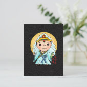 可愛中国のい慈悲の神 ポストカード (スタンド正面)