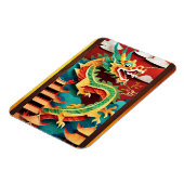 可愛中国のい新年ドラゴン折り紙FPM マグネット (左側)