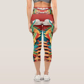 可愛中国のい新年ドラゴン折り紙HWCL カプリレギンス (裏面)