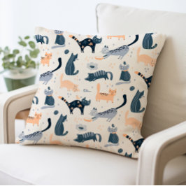 可愛予測できない猫好き装飾動物 クッション