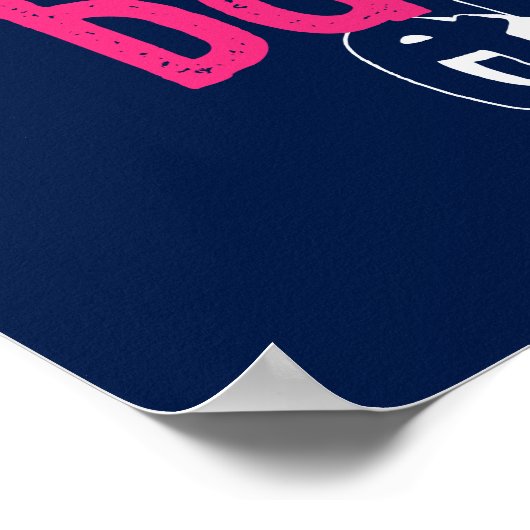 可愛保いカップケーキのベーカーのポスターに穏やかな焼き方 ポスター (角)