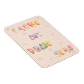 可愛前向きいフレキやる気を起こさせるシブルなフォトマグネット マグネット (右側)