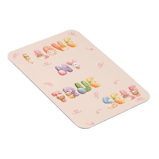 可愛前向きいフレキやる気を起こさせるシブルなフォトマグネット マグネット (右側)